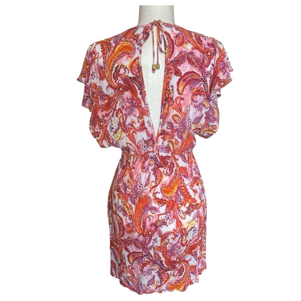 Ralph Lauren Multicolor Paisley Mini Dress S - Picture 4 of 5